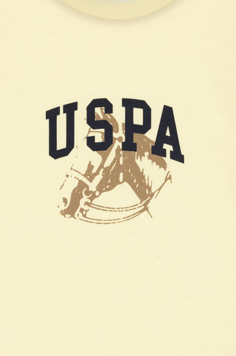 Erkek Çocuk Limon Bisiklet Yaka Tişört