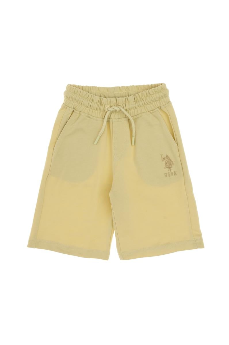 Erkek Çocuk Açık Haki Örme Şort