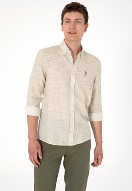 Erkek Yeşil Uzun Kollu Gömlek - 50300232013