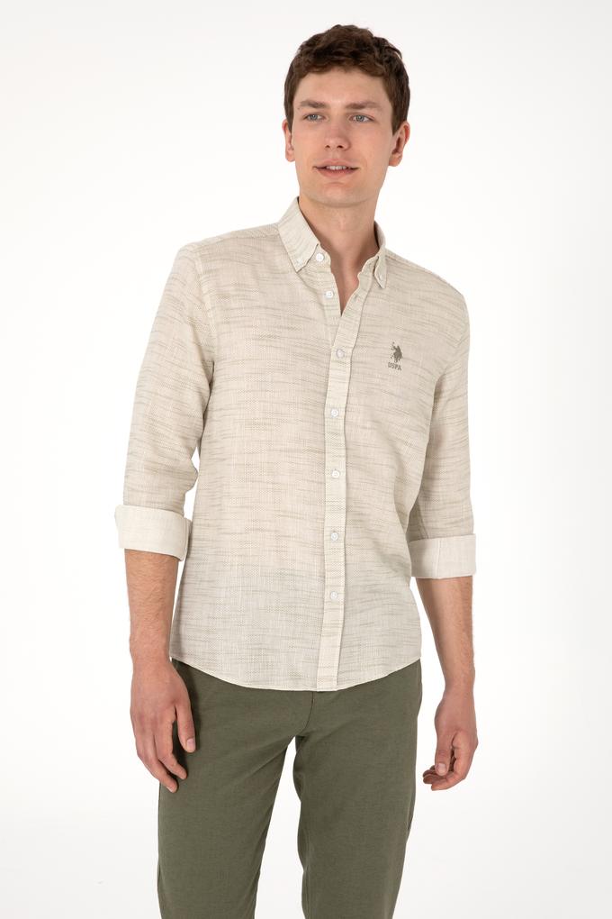 Erkek Yeşil Uzun Kollu Gömlek