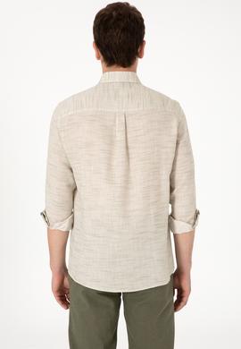 Erkek Yeşil Uzun Kollu Gömlek - 50300232013