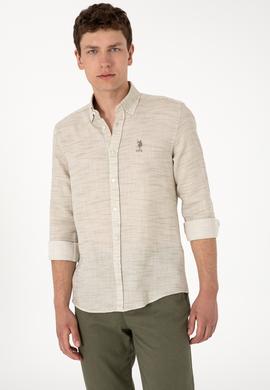 Erkek Yeşil Uzun Kollu Gömlek - 50300232013