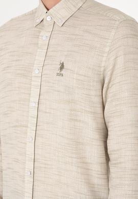 Erkek Yeşil Uzun Kollu Gömlek - 50300232013