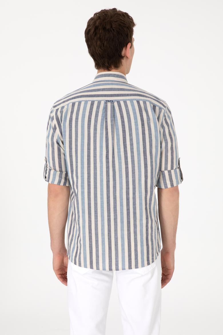 Erkek İndigo Uzun Kollu Gömlek - 50299575001