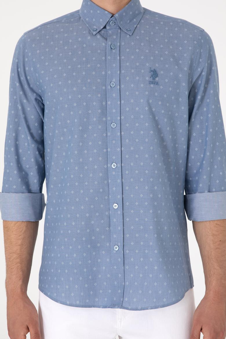 Erkek Mavi Uzun Kollu Gömlek - 50300515005