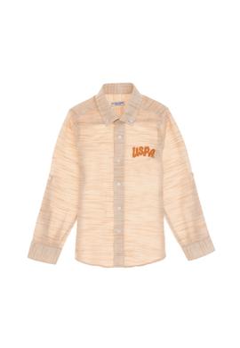 Erkek Çocuk Sarı Uzun Kollu Gömlek - 50300395022