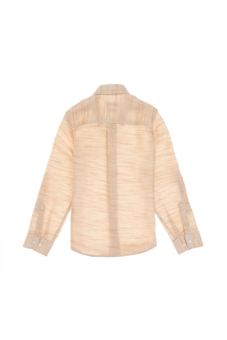 Erkek Çocuk Sarı Uzun Kollu Gömlek - 50300395022