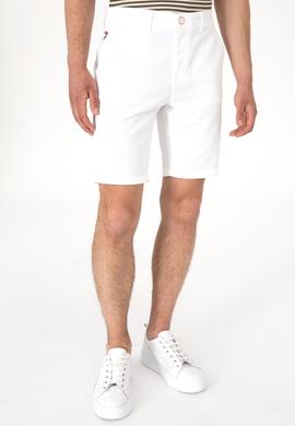 Erkek Beyaz Dokuma Şort - 50299172012