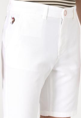 Erkek Beyaz Dokuma Şort - 50299172012