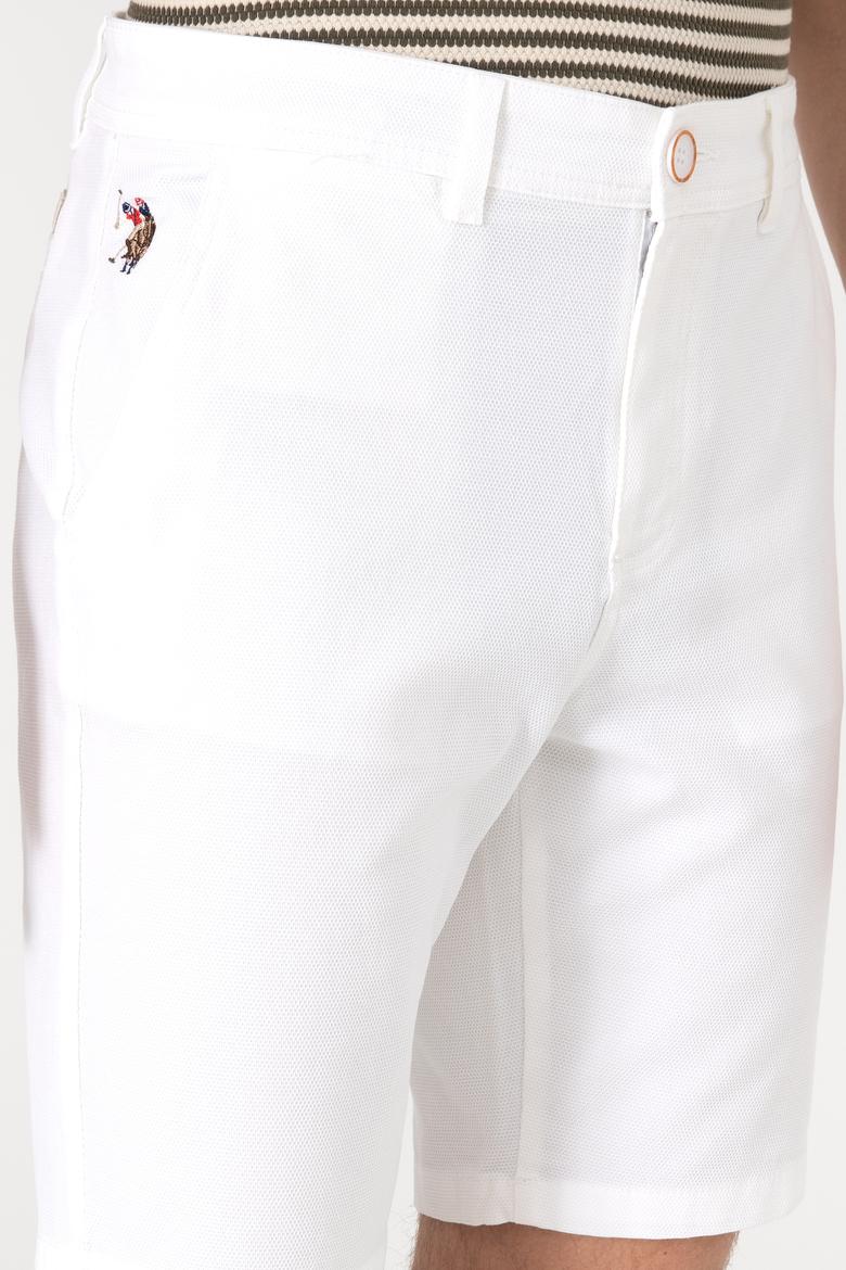 Erkek Beyaz Dokuma Şort - 50299172012