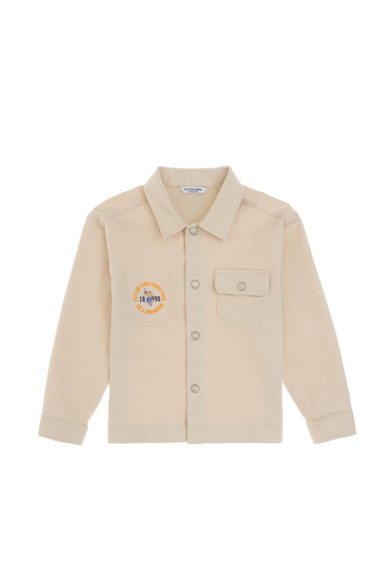 Erkek Çocuk Krem Uzun Kollu Gömlek - 50300403006