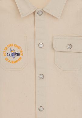 Erkek Çocuk Krem Uzun Kollu Gömlek - 50300403006