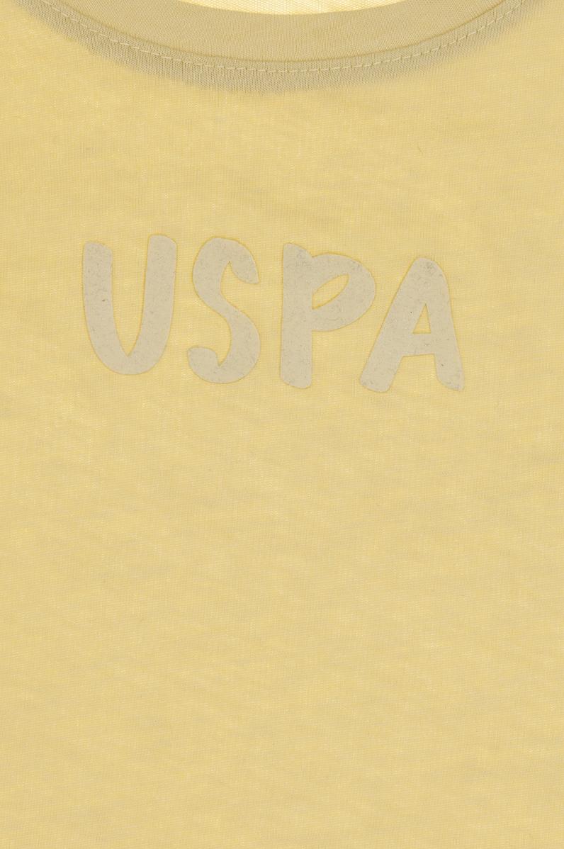 Kız Çocuk Açık Haki Tişört