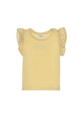 Kız Çocuk Açık Haki Tişört - 50301008014