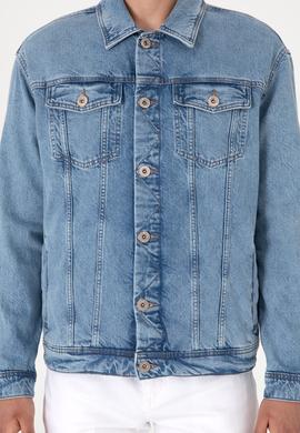 Erkek Açık Mavi Jean Gömlek - 50304319003