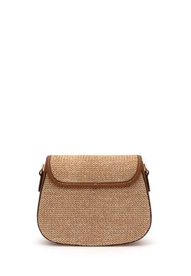 Kadın Bej Hasır Çapraz Çanta - 50304995001