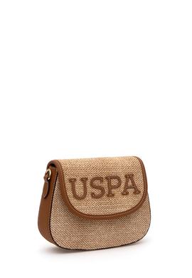 Kadın Bej Hasır Çapraz Çanta - 50304995001