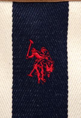 Kadın Lacivert Çizgili Makyaj Çantalı Kol Çantası - 50305001001