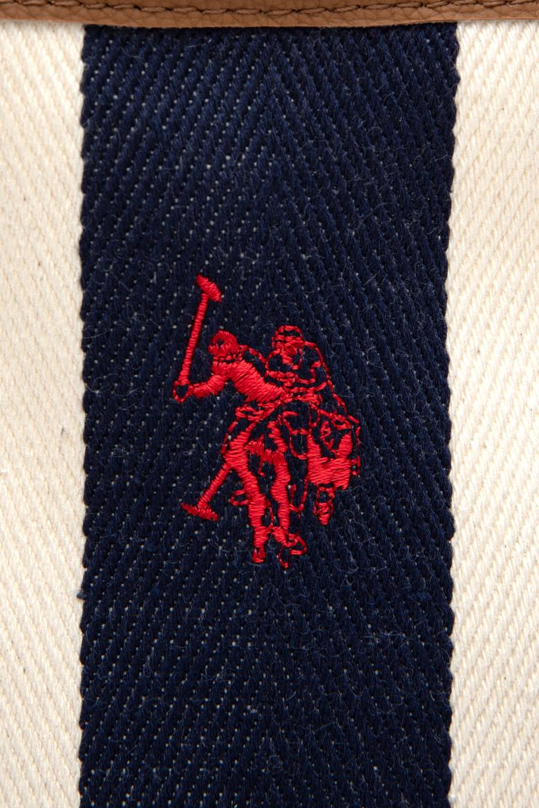 Kadın Lacivert Çizgili Makyaj Çantalı Kol Çantası - 50305001001