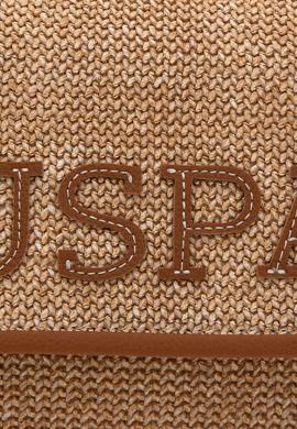 Kadın Bej Hasır Çapraz Çanta - 50307118001