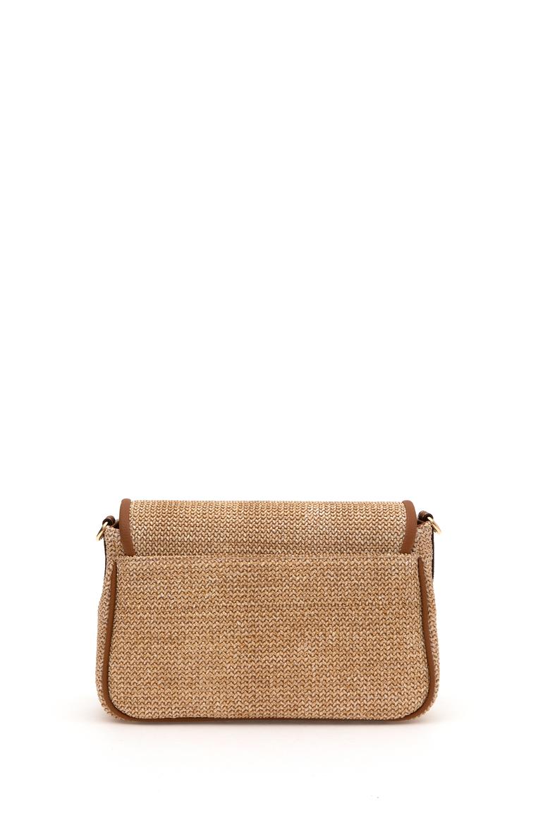 Kadın Bej Hasır Çapraz Çanta - 50307118001