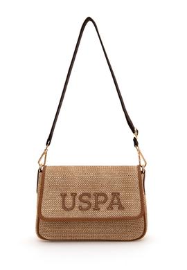 Kadın Bej Hasır Çapraz Çanta - 50307118001