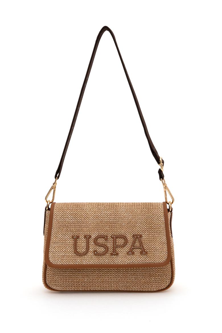 Kadın Bej Hasır Çapraz Çanta - 50307118001