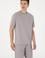 Erkek Comfort Fit Bisiklet Yaka Koyu Gri Tişört