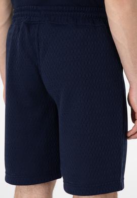 Erkek Lacivert Örme Şort - 50308794007