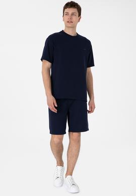 Erkek Lacivert Örme Şort - 50308794007