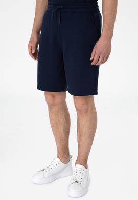 Erkek Lacivert Örme Şort - 50308794007