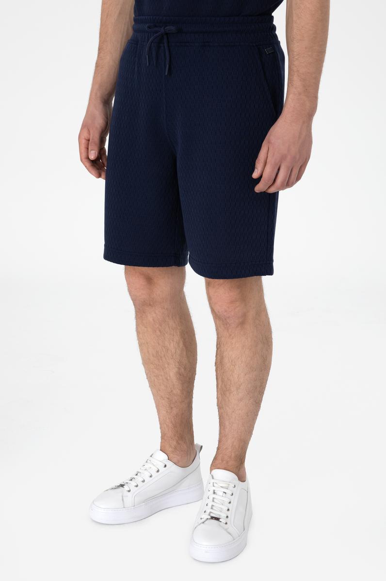 Erkek Lacivert Örme Şort