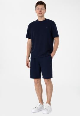 Erkek Lacivert Örme Şort - 50308794007