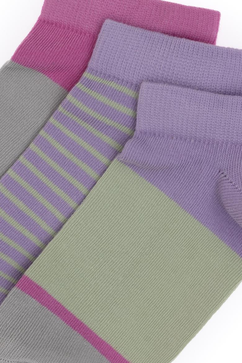 Kadın 3'lü Patik Çorap - 50311366002