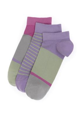 Kadın 3'lü Patik Çorap - 50311366002