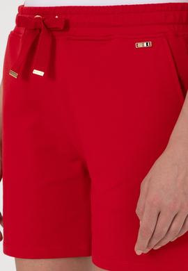 Kadın Kırmızı Örme Şort - 50305755030