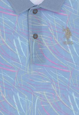 Erkek Çocuk Mavi Polo Yaka Tişört - 50299698013