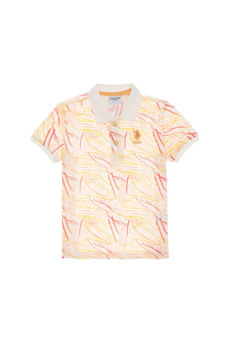 Erkek Çocuk Krem Polo Yaka Tişört