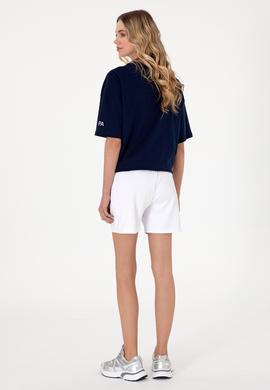 Kadın Beyaz Örme Şort - 50300840011