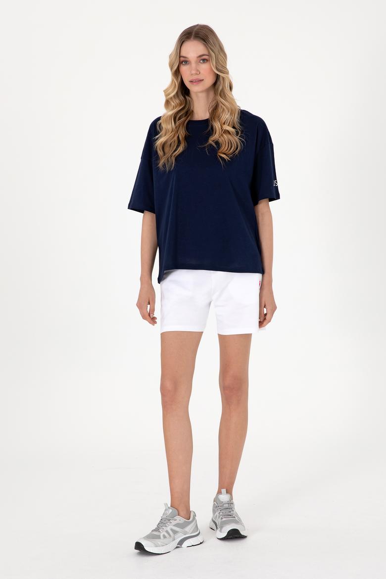 Kadın Beyaz Örme Şort - 50300840011