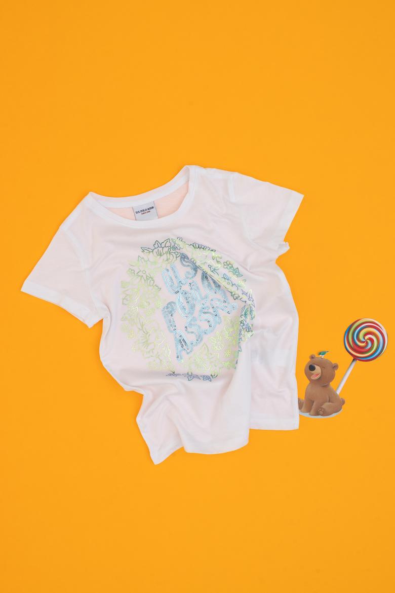 Kız Çocuk Beyaz Tişört