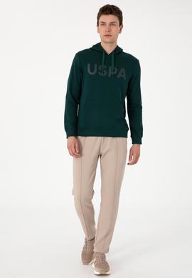 Erkek Koyu Yeşil Basic Sweatshirt - 50289056139