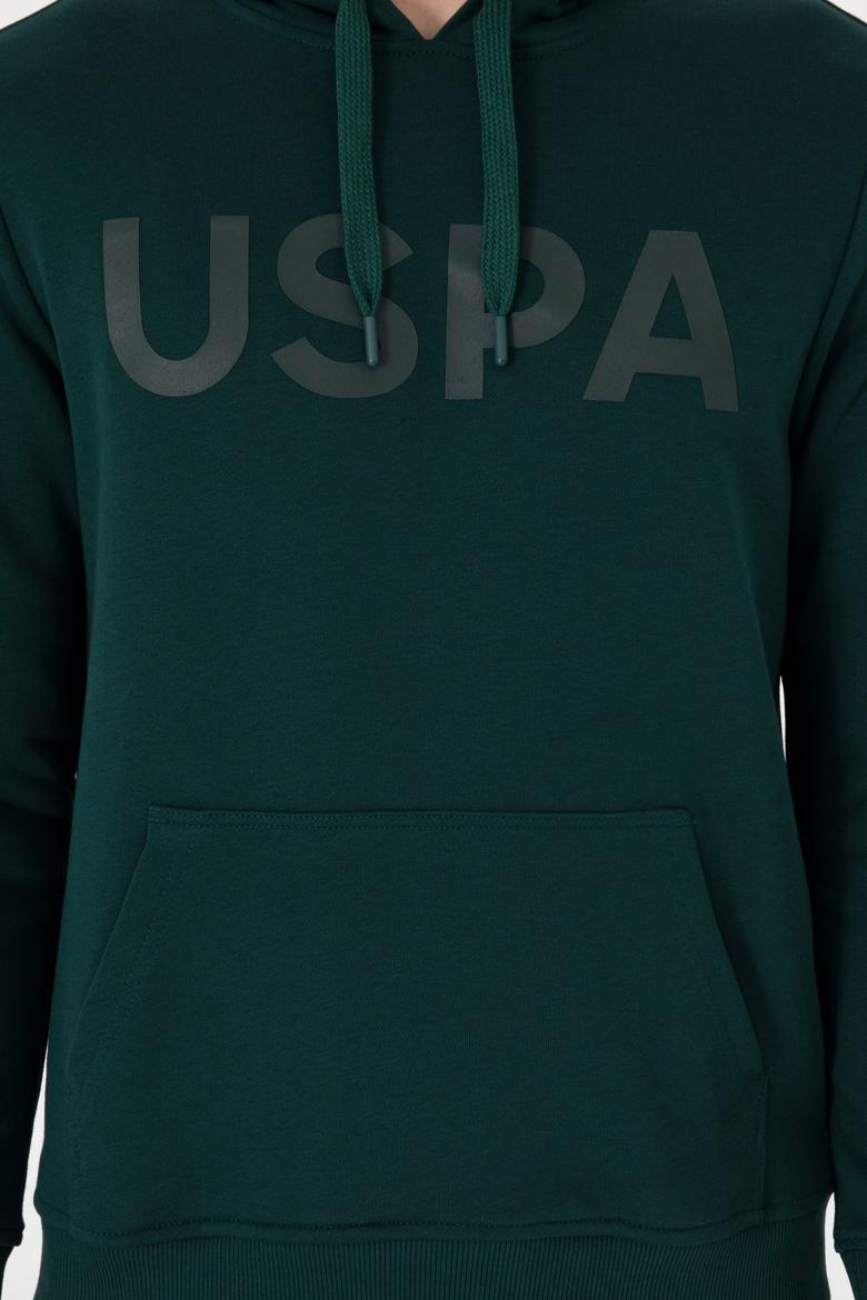 Erkek Koyu Yeşil Basic Sweatshirt - 50289056139