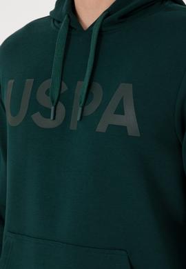 Erkek Koyu Yeşil Basic Sweatshirt - 50289056139