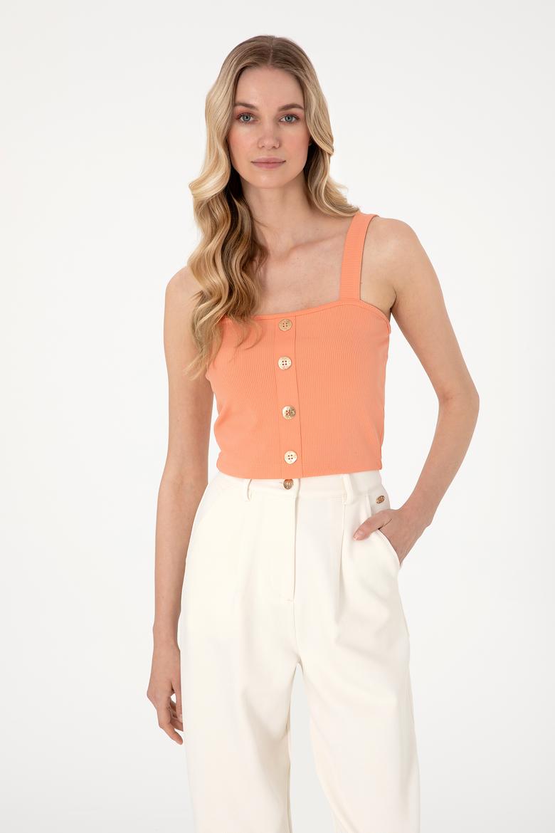 Kadın Somon Tişört