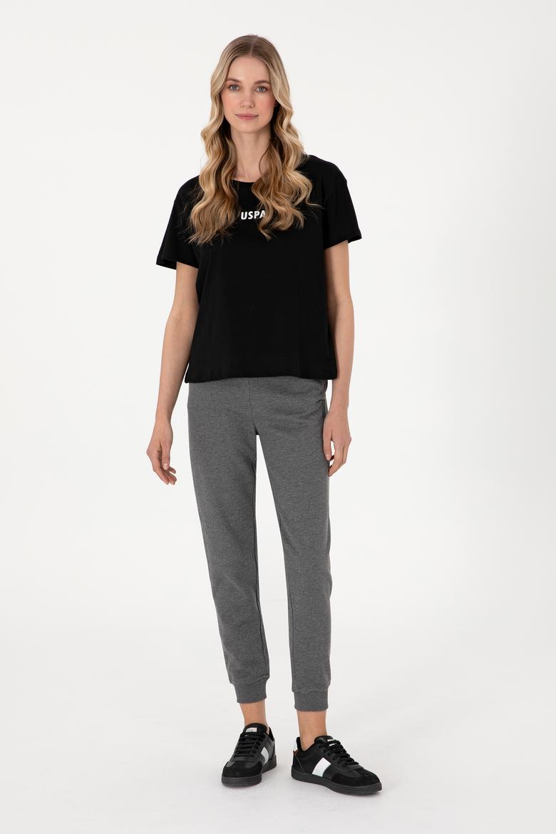 Kadın Antrasit Melanj Eşofman Altı - 50289539072