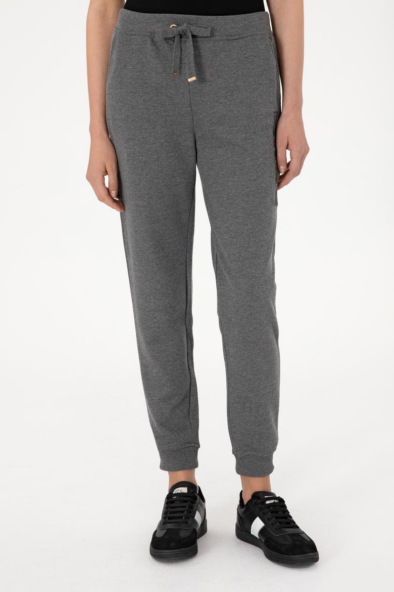 Kadın Antrasit Melanj Eşofman Altı - 50289539072