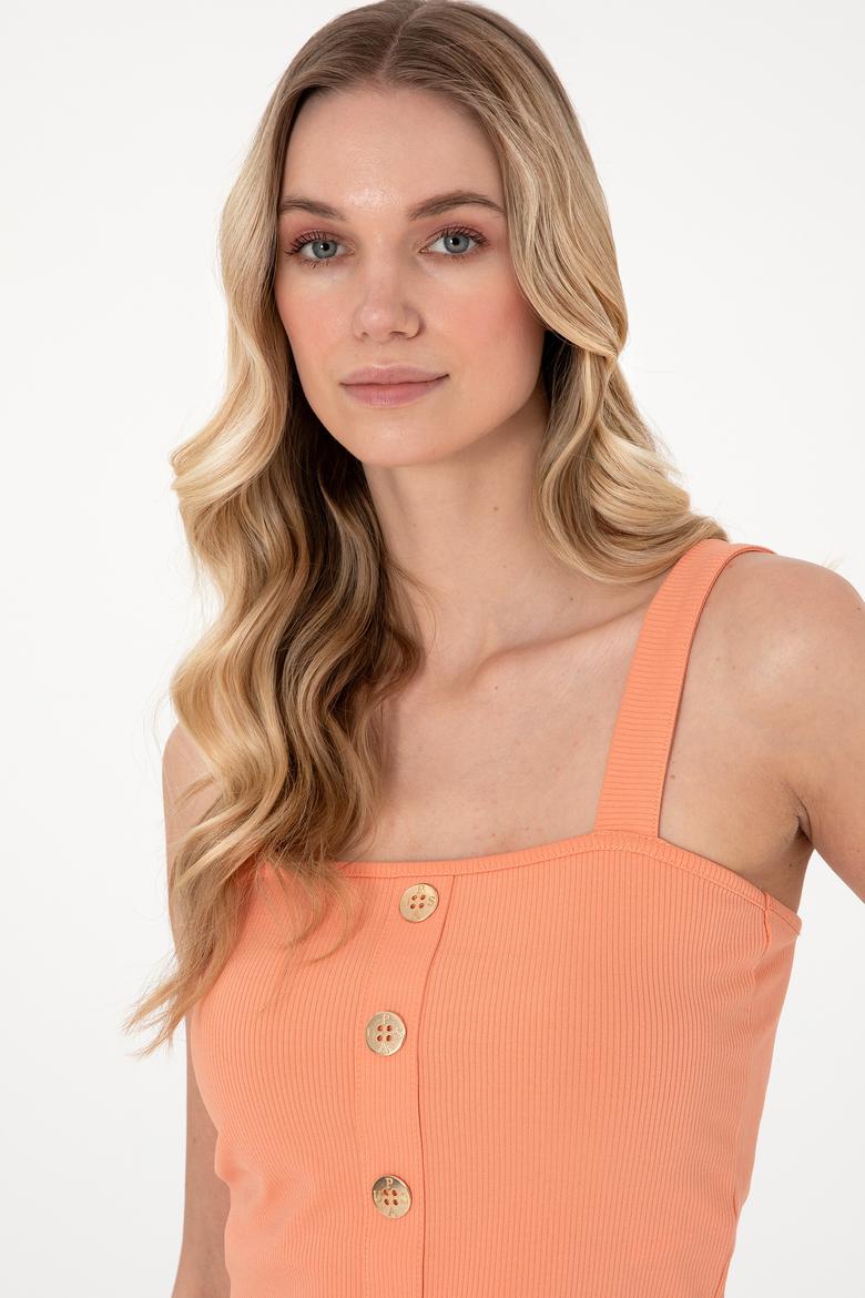 Kadın Somon Tişört - 50286100005