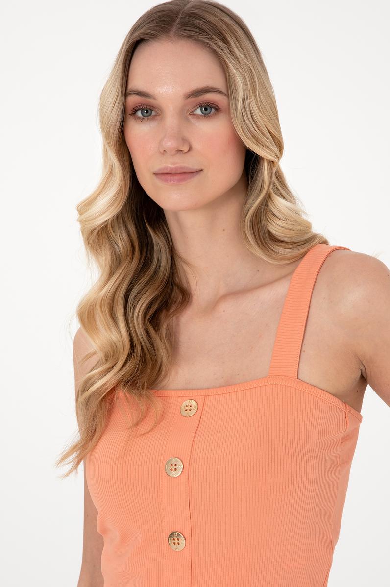 Kadın Somon Tişört