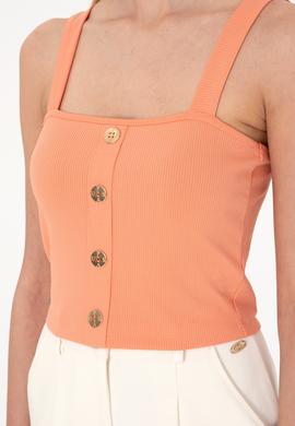 Kadın Somon Tişört - 50286100005